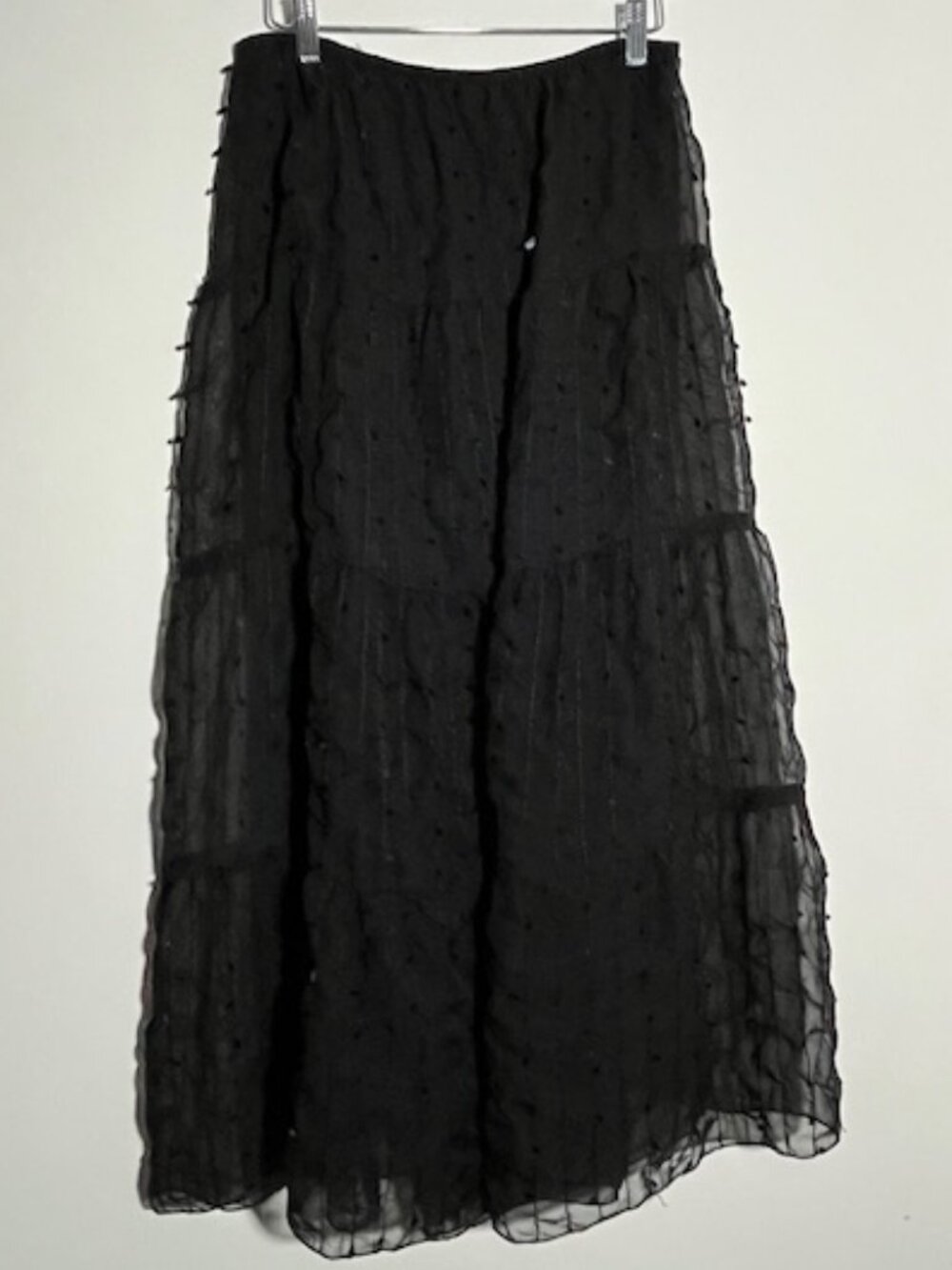 J.S. Edward Black Skirt Size Large